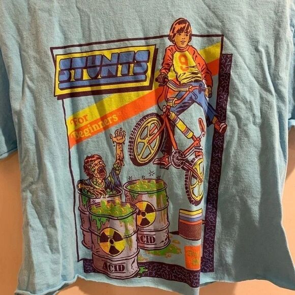 Steven Rhodes | Cropped Grunge Tee - Picture 2 of 5